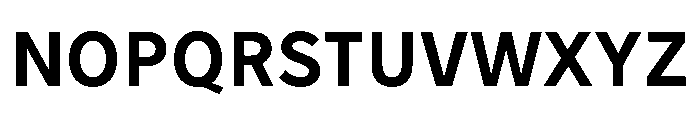 Tranemo Bold Font UPPERCASE