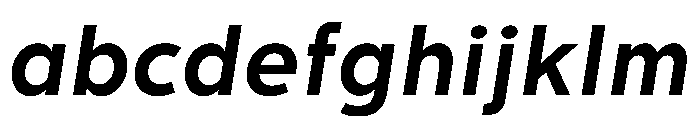 Tranemo BoldItalic Instance FONT