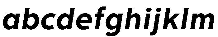 Tranemo BoldItalic FONT