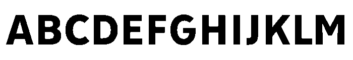 Tranemo Extrabold Instance Font UPPERCASE