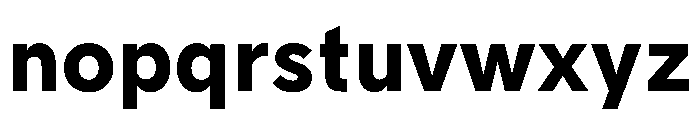 Tranemo Extrabold Instance Font LOWERCASE
