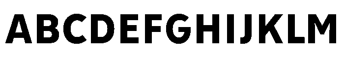Tranemo Extrabold Font UPPERCASE