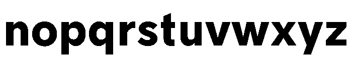 Tranemo Extrabold Font LOWERCASE