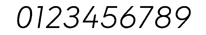 Tranemo LightItalic Instance Font OTHER CHARS