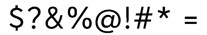 Tranemo Medium Instance Font OTHER CHARS