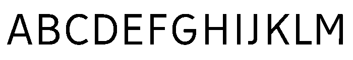 Tranemo Medium Instance Font UPPERCASE