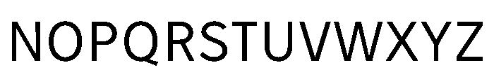 Tranemo Medium Instance Font UPPERCASE