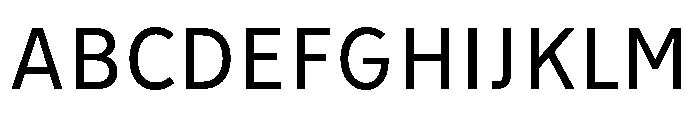 Tranemo Medium Font UPPERCASE