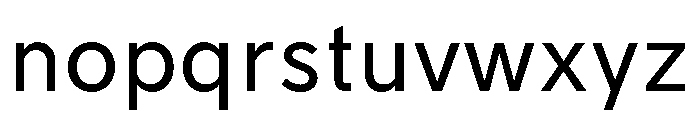 Tranemo Medium Font LOWERCASE