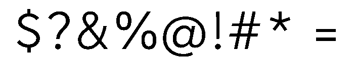 Tranemo Regular Instance Font OTHER CHARS