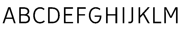 Tranemo Regular Instance Font UPPERCASE