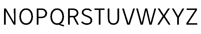 Tranemo Regular Instance Font UPPERCASE