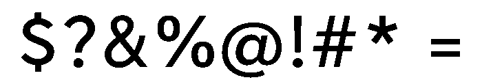 Tranemo Semibold Instance Font OTHER CHARS