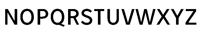Tranemo Semibold Instance Font UPPERCASE