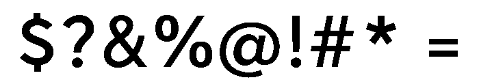 Tranemo Semibold Font OTHER CHARS