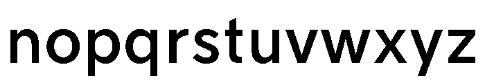 Tranemo Semibold Font LOWERCASE