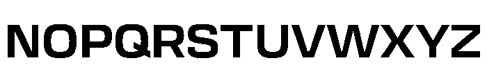Transducer Bold Font UPPERCASE