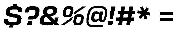 Transducer BoldOblique Font OTHER CHARS