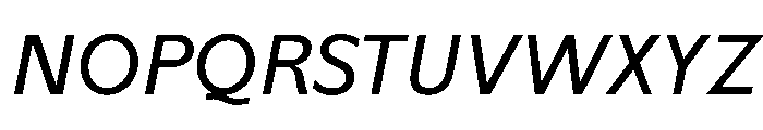 Tratto LeggeroCorsivo Font UPPERCASE