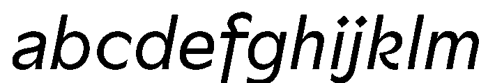 Tratto LeggeroCorsivo FONT