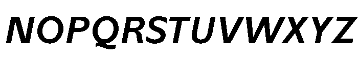Tratto MedioCorsivo Font UPPERCASE