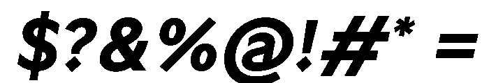 Tratto NerettoCorsivo Font OTHER CHARS