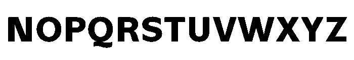 Tratto Nero Font UPPERCASE