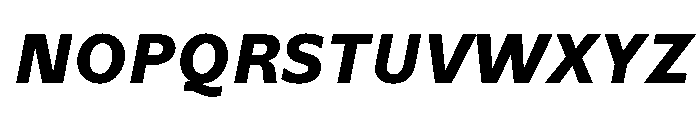 Tratto NeroCorsivo Font UPPERCASE