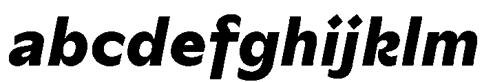 Tratto NeroCorsivo FONT