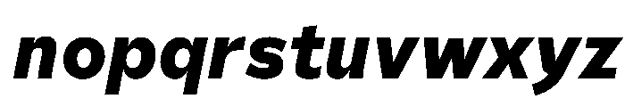 Tratto NeroCorsivo Font LOWERCASE