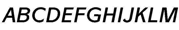Tratto NettoCorsivo Font UPPERCASE
