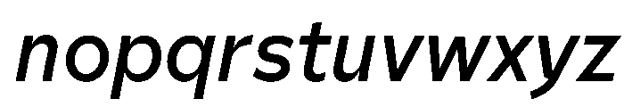 Tratto NettoCorsivo Font LOWERCASE