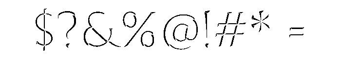 Trillium Trillium Left Font OTHER CHARS