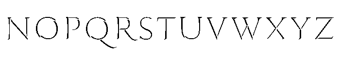 Trillium Trillium Left Font LOWERCASE