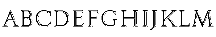 Trillium Trillium Outline Left FONT