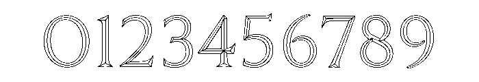 Trillium Trillium Outline Font OTHER CHARS