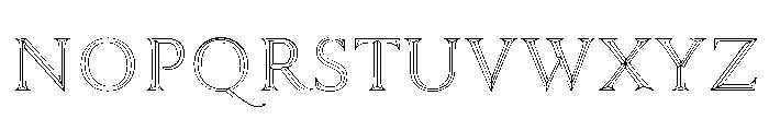 Trillium Trillium Outline Font LOWERCASE