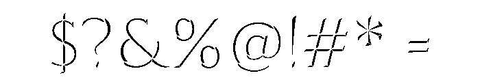 Trillium Trillium Right Font OTHER CHARS