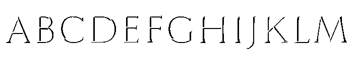 Trillium Trillium Right Font UPPERCASE