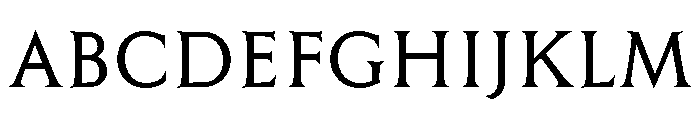 Trillium Trillium Solid Font UPPERCASE