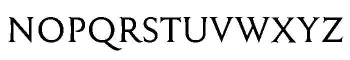 Trillium Trillium Solid Font UPPERCASE