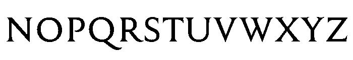 Trillium Trillium Solid Font LOWERCASE