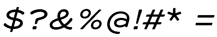 TrioGrotesk RegularItalic Font OTHER CHARS