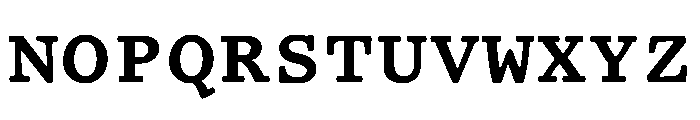 TriplicateACapsBold Font LOWERCASE