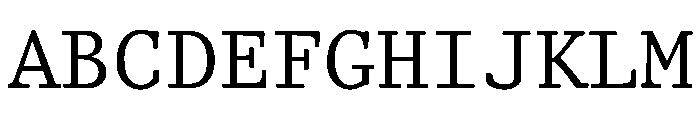 TriplicateACapsRegular Font UPPERCASE