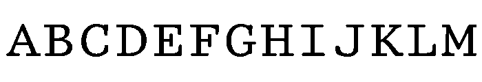 TriplicateACapsRegular FONT