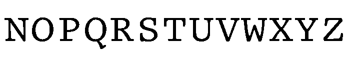 TriplicateACapsRegular Font LOWERCASE