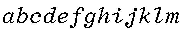 TriplicateAItalic FONT
