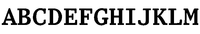 TriplicateAPolyBold Font UPPERCASE