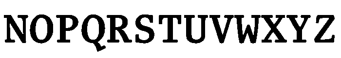 TriplicateAPolyBold Font UPPERCASE